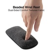 image:imageSTAPLES Beaded Keyboard Wrist Rest Ergonomic NonSlip Support Cushion for Comfortable Typing Durable BeadFilled Design for Office amp Computer Use Black