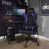 image:imageSTAPLES Emerge Vartan Gaming Chair Ergonomic Adjustable Height Swivel BlueBlue