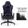 image:imageSTAPLES Emerge Vartan Gaming Chair Ergonomic Adjustable Height Swivel BlueBlue