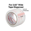 image:imageSTAPLES ExtraWide Moving amp Storage Packing Tape 283 x 546 Yards Clear  12 RollsCarton ST6101052209VS
