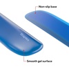image:imageSTAPLES Gel Keyboard Wrist Rest Ergonomic NonSlip Wrist Support Cushion for Comfortable Typing Durable GelFilled Design Black CrystalBlue