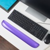 image:imageSTAPLES Gel Keyboard Wrist Rest Ergonomic NonSlip Wrist Support Cushion for Comfortable Typing Durable GelFilled Design Black CrystalPurple