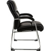 image:imageSTAPLES Guest amp Reception Chair Faux Leather Black 2Pack