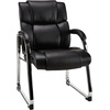 image:imageSTAPLES Guest amp Reception Chair Faux Leather Black 2Pack