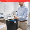 image:imageSTAPLES Hanging File Folder Box Storage Bin Organizer Snap Lid Letter amp Legal Size Documents Frost GrayBlack