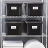 image:imageSTAPLES Hanging File Folder Box Storage Bin Organizer Snap Lid Letter amp Legal Size Documents Frost GrayBlack