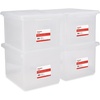 image:imageSTAPLES Hanging File Folder Box Storage Bin Organizer Snap Lid Letter amp Legal Size Documents Frost GrayClear