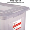 image:imageSTAPLES Hanging File Folder Box Storage Bin Organizer Snap Lid Letter amp Legal Size Documents Frost GrayGray