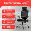 image:imageSTAPLES Hyken Ergonomic Task Chair Mesh Ergonomic Lumbar Support Swivel BlackBlack