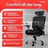 image:imageSTAPLES Hyken Ergonomic Task Chair Mesh Ergonomic Lumbar Support Swivel BlackBlack
