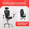 image:imageSTAPLES Hyken Ergonomic Task Chair Mesh Ergonomic Lumbar Support Swivel BlackBlack