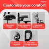 image:imageSTAPLES Hyken Ergonomic Task Chair Mesh Ergonomic Lumbar Support Swivel BlackBlack