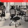 image:imageSTAPLES Hyken Ergonomic Task Chair Mesh Ergonomic Lumbar Support Swivel BlackBlack