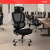 image:imageSTAPLES Hyken Ergonomic Task Chair Mesh Ergonomic Lumbar Support Swivel BlackBlack