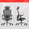 image:imageSTAPLES Hyken Ergonomic Task Chair Mesh Ergonomic Lumbar Support Swivel BlackGrey