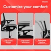 image:imageSTAPLES Hyken Ergonomic Task Chair Mesh Ergonomic Lumbar Support Swivel BlackGrey