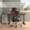 image:imageSTAPLES Hyken Ergonomic Task Chair Mesh Ergonomic Lumbar Support Swivel BlackMaroon