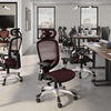 image:imageSTAPLES Hyken Ergonomic Task Chair Mesh Ergonomic Lumbar Support Swivel BlackMaroon
