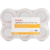 image:imageSTAPLES Lightweight Moving amp Storage Tape 188 x 109 Yards Clear  6Roll PackStandard