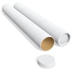 image:imageSTAPLES Mailing Tubes 3 x 36 White SpiralWound Protective Tubes  12Carton 116343 x 24