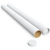 image:imageSTAPLES Mailing Tubes 3 x 36 White SpiralWound Protective Tubes  12Carton 116343 x 36