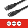 image:imageSTAPLES TECH Cat6 Ethernet Cable  50 ft RJ45 MaletoMale Network Patch Cable Black 10Pack