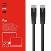 image:imageSTAPLES TECH Cat6 Ethernet Cable  50 ft RJ45 MaletoMale Network Patch Cable Black 10Pack