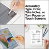 image:imageSTAPLES Universal Slim Stylus Pen HighPrecision Capacitive Tip for Touch Screens on iPad iPhone Android Tablets amp Smartphones Lightweight Design SilverSilver