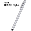 image:imageSTAPLES Universal Slim Stylus Pen HighPrecision Capacitive Tip for Touch Screens on iPad iPhone Android Tablets amp Smartphones Lightweight Design SilverSilver