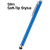 image:imageSTAPLES Universal Slim Stylus Pen HighPrecision Capacitive Tip for Touch Screens on iPad iPhone Android Tablets amp Smartphones Lightweight Design SilverBlue