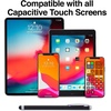 image:imageSTAPLES Universal Slim Stylus Pen HighPrecision Capacitive Tip for Touch Screens on iPad iPhone Android Tablets amp Smartphones Lightweight Design SilverBlack