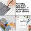 image:imageSTAPLES Universal Slim Stylus Pen HighPrecision Capacitive Tip for Touch Screens on iPad iPhone Android Tablets amp Smartphones Lightweight Design SilverBlack