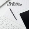 image:imageSTAPLES Universal Slim Stylus Pen HighPrecision Capacitive Tip for Touch Screens on iPad iPhone Android Tablets amp Smartphones Lightweight Design SilverBlack