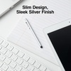 image:imageSTAPLES Universal Slim Stylus Pen HighPrecision Capacitive Tip for Touch Screens on iPad iPhone Android Tablets amp Smartphones Lightweight Design SilverSilver