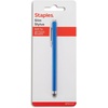 image:imageSTAPLES Universal Slim Stylus Pen HighPrecision Capacitive Tip for Touch Screens on iPad iPhone Android Tablets amp Smartphones Lightweight Design SilverBlue