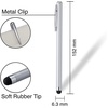 image:imageSTAPLES Universal Slim Stylus Pen HighPrecision Capacitive Tip for Touch Screens on iPad iPhone Android Tablets amp Smartphones Lightweight Design SilverSilver