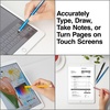 image:imageSTAPLES Universal Slim Stylus Pen HighPrecision Capacitive Tip for Touch Screens on iPad iPhone Android Tablets amp Smartphones Lightweight Design SilverBlue