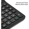 image:imageStaples 10Digit Desktop Calculator ExtraLarge LCD Display Dual Solar amp Battery Power Big Buttons for Easy Use Basic Office amp Home Calculator Black 2Pack ST240CCVS