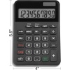 image:imageStaples 10Digit Desktop Calculator ExtraLarge LCD Display Dual Solar amp Battery Power Big Buttons for Easy Use Basic Office amp Home Calculator Black 2Pack ST240CCVS