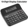 image:imageStaples 10Digit Desktop Calculator Large Display with Big Buttons Solar amp Battery Dual Power Basic Office Calculator for Business Home amp School Black 2Pack ST250CCVS