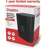 image:imageStaples 10Sheet MicroCut Paper Shredder AntiJam for Office amp Home Use 5 Gallon PullOut Bin Black10 Sheet