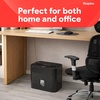 image:imageStaples 10Sheet MicroCut Paper Shredder AntiJam for Office amp Home Use 5 Gallon PullOut Bin Black12 Sheet Wide