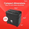image:imageStaples 10Sheet MicroCut Paper Shredder AntiJam for Office amp Home Use 5 Gallon PullOut Bin Black12 Sheet Wide