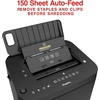 image:imageStaples 10Sheet MicroCut Paper Shredder AntiJam for Office amp Home Use 5 Gallon PullOut Bin Black150 Sheet