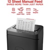 image:imageStaples 10Sheet MicroCut Paper Shredder AntiJam for Office amp Home Use 5 Gallon PullOut Bin Black150 Sheet
