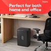 image:imageStaples 10Sheet MicroCut Paper Shredder AntiJam for Office amp Home Use 5 Gallon PullOut Bin Black20 Sheet