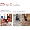 image:imageStaples 36Inch X 48Inch Wood Veneer Style Chair Mat for Hard Floors CherryBlack for Carpet