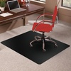 image:imageStaples 36Inch X 48Inch Wood Veneer Style Chair Mat for Hard Floors CherryBlack for Carpet