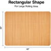 image:imageStaples 36Inch X 48Inch Wood Veneer Style Chair Mat for Hard Floors CherryChestnut