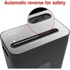 image:imageStaples 8Sheet CrossCut Paper Shredder AntiJam Shreds PaperCredit CardsStaples for Office amp Home Use with 36 Gallon Bin Black12 Sheet